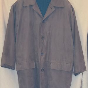 Roundtree & Yorke Brown Trench Coat